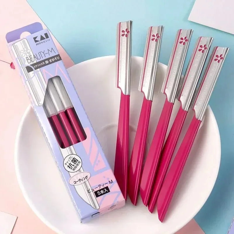 Eyebrow Epilator Sets For Women Stainless Steel Trimming Tools