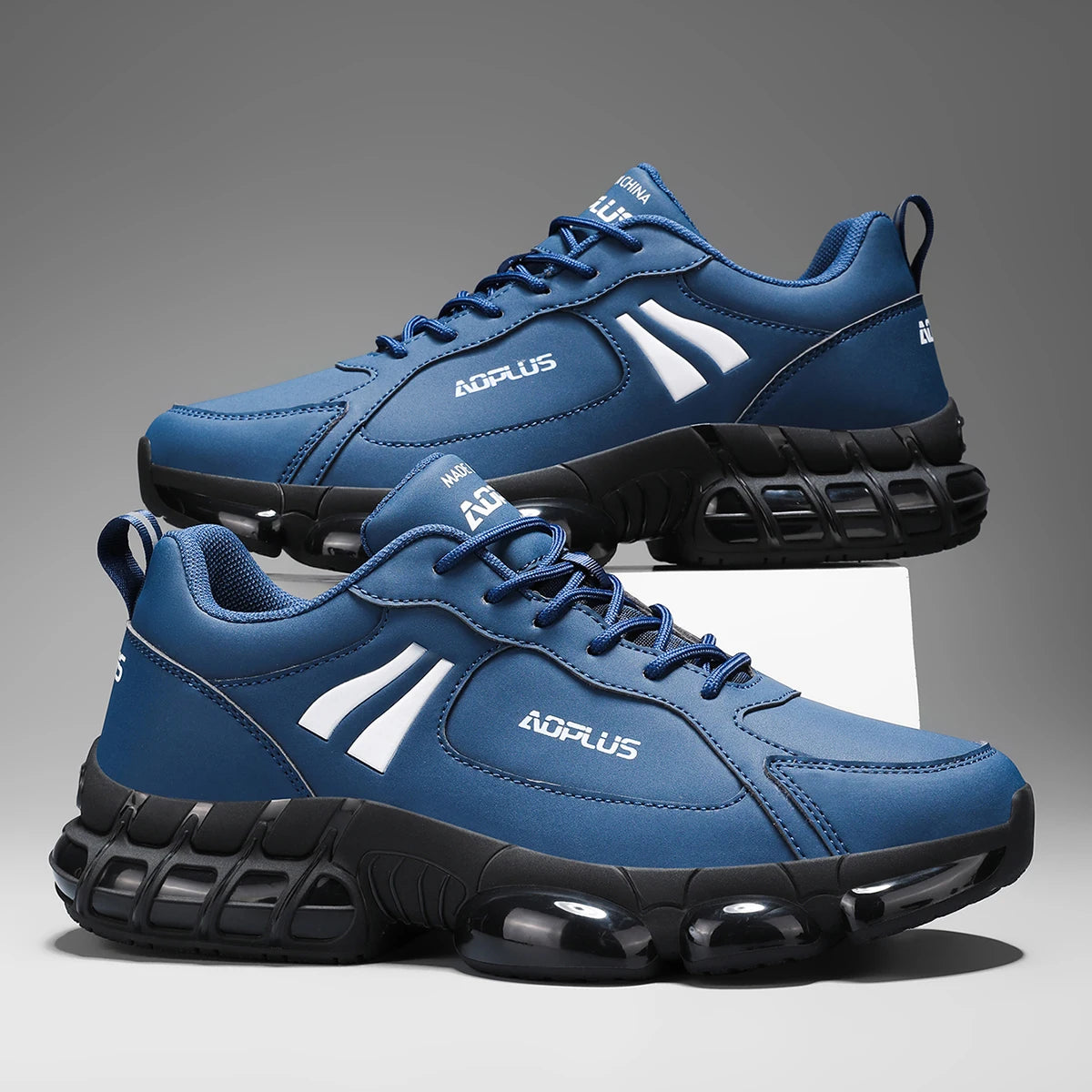 Thick-Sole Anti-Slip Casual Shoes With Height Boost For Men