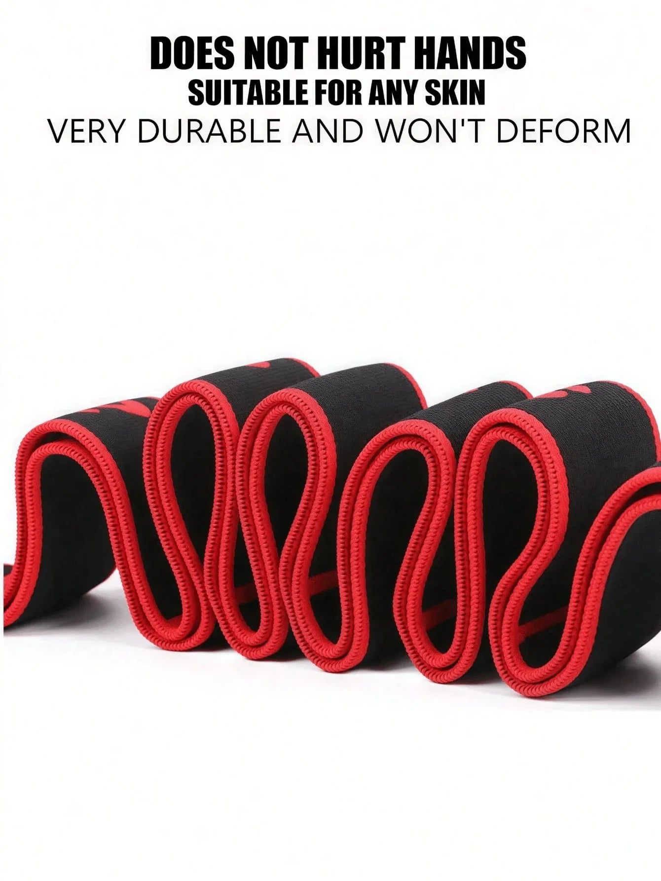 Multicolor Yoga Elastic Band For Fitness And Pilates
