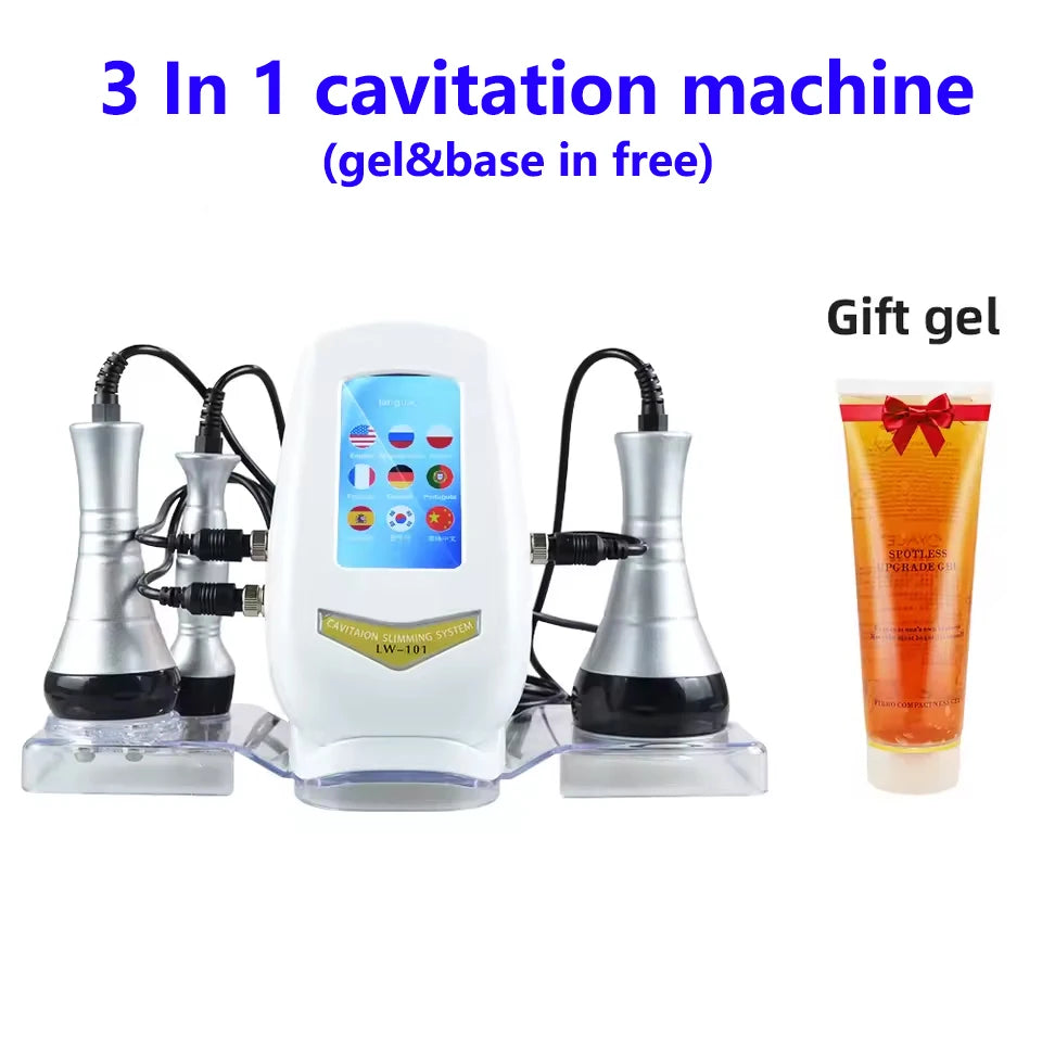 Moonic Beauty 40K 3 In 1 Cavitation Body Slimming Machine Vacuum Suction