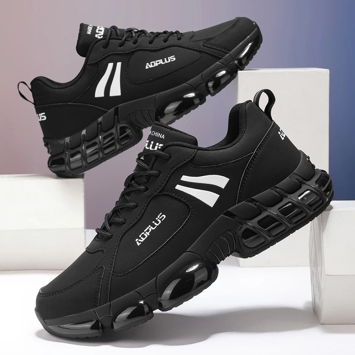 Thick-Sole Anti-Slip Casual Shoes With Height Boost For Men