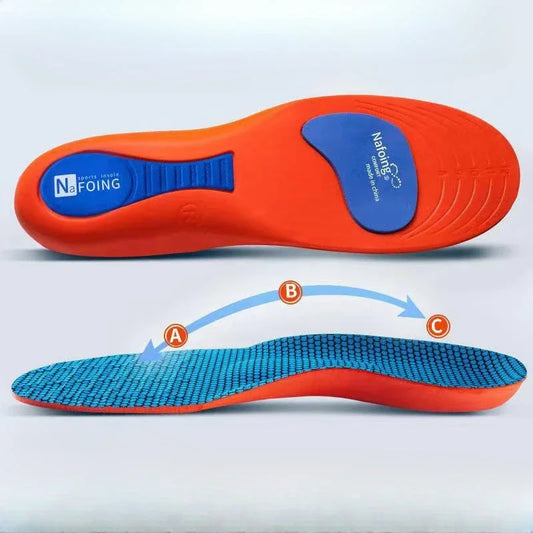 Breathable Memory Foam Sport Insoles With Arch Support And Deodorization