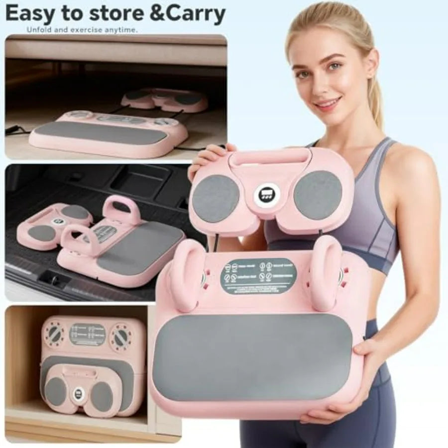 6-In-1 Foldable Pilates Reformer Board For Home Strength Training