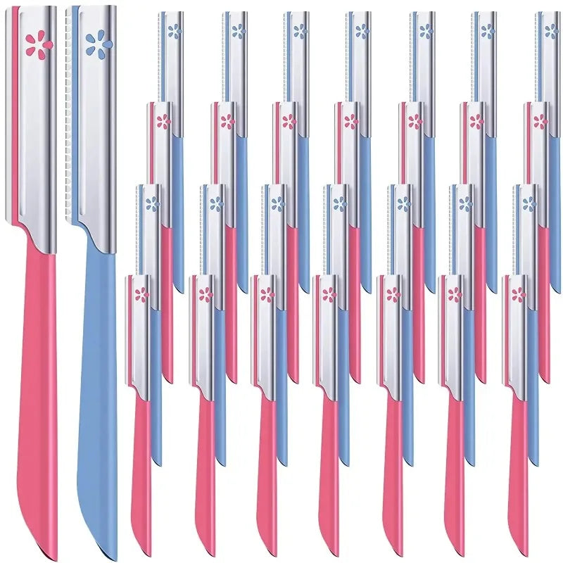 Eyebrow Epilator Sets For Women Stainless Steel Trimming Tools