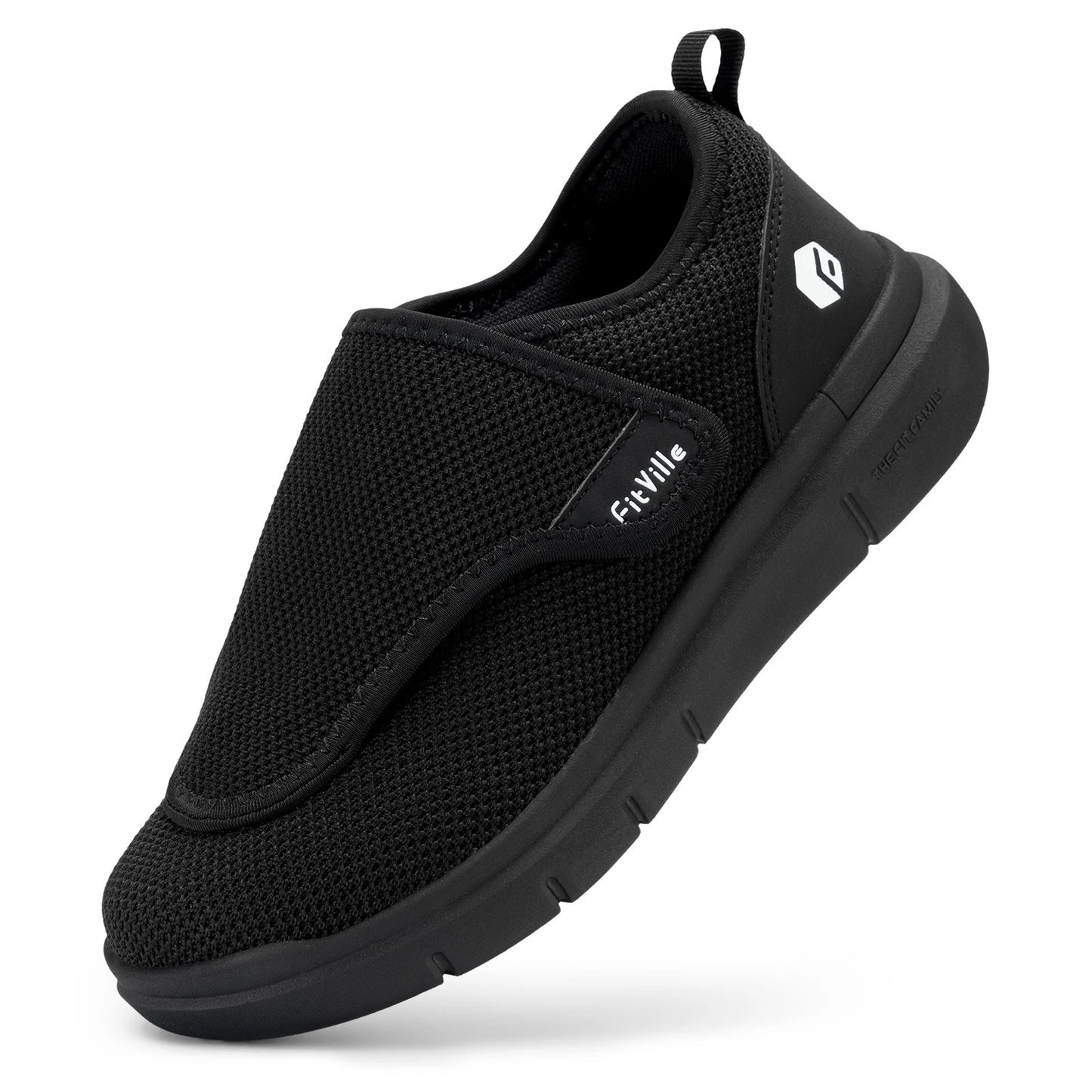 Fitville Extra Wide Men's Diabetic Walking Shoes for Swollen Feet