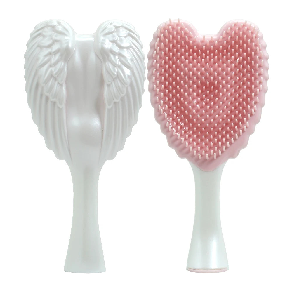 Professional Mini Angel Detangling Hairbrush Anti Static Hair Comb