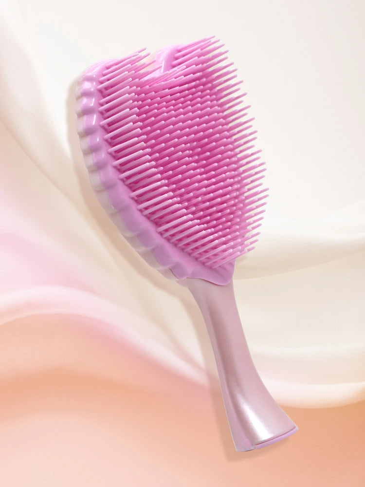Professional Mini Angel Detangling Hairbrush Anti Static Hair Comb