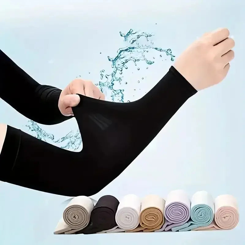 Cooling Arm Sleeves For Cycling And Running