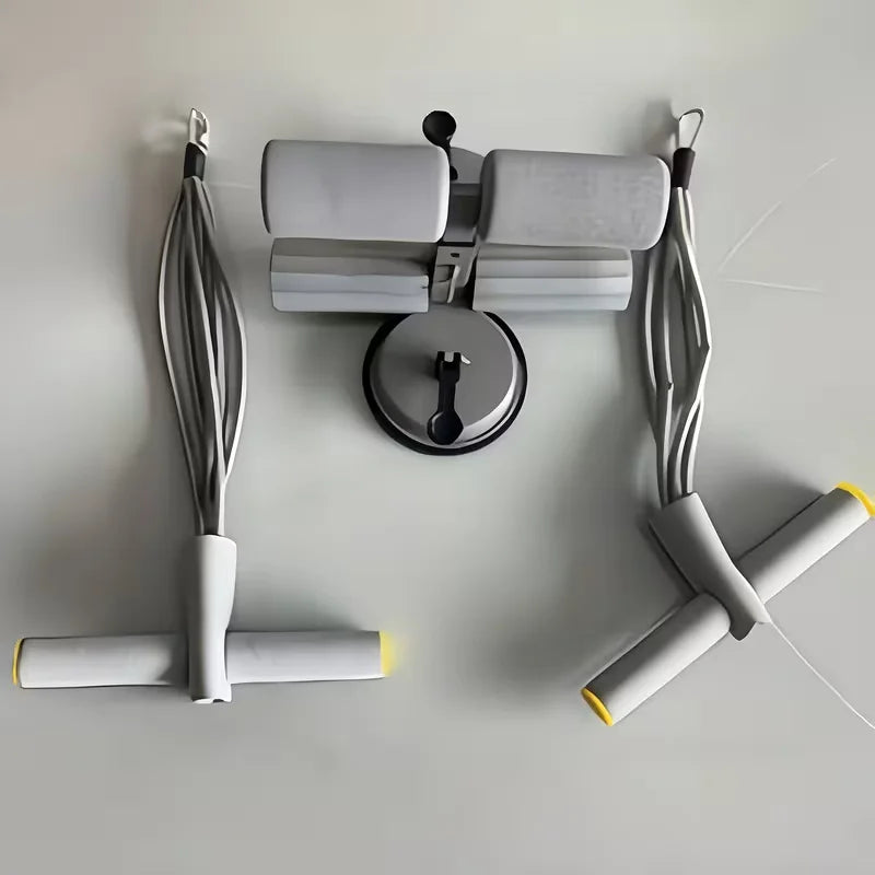 Multifunctional Home Sit Up Trainer With Ab Roller And Bands