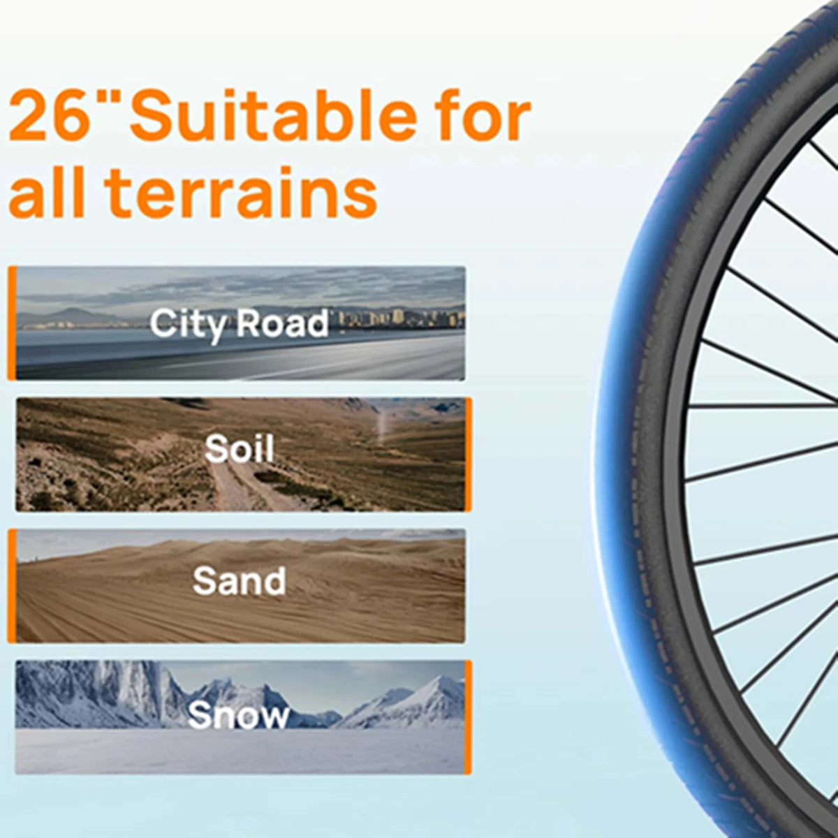 Urlife 750W Electric Commuter Bike With Removable Battery