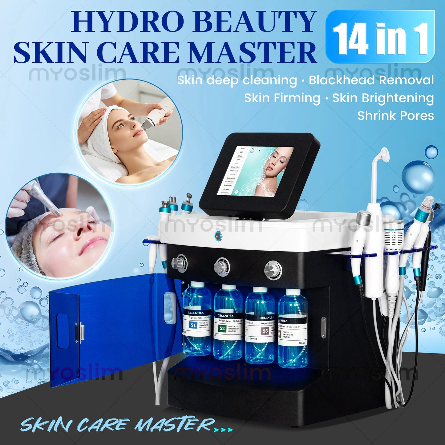 MYOSLIM 14 in 1 Hydro Beauty Skin Care Master Machine