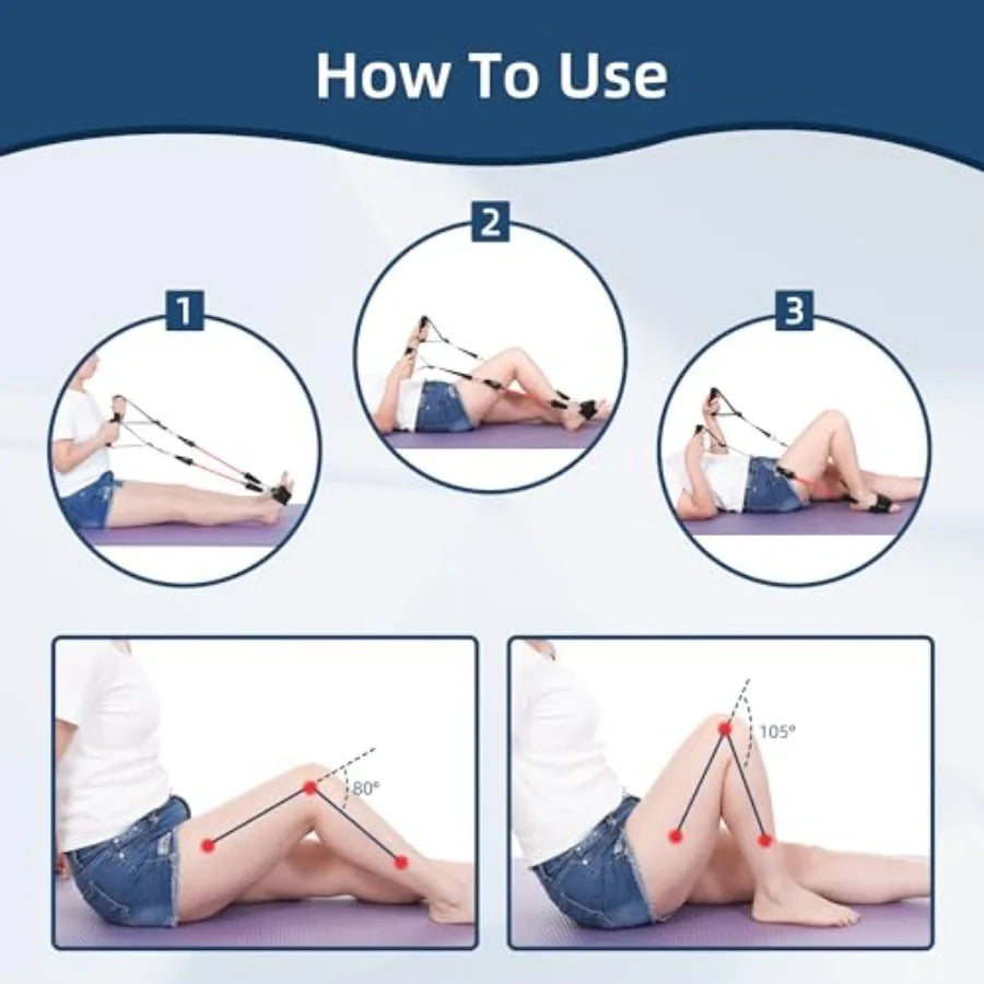 Knee Replacement Recovery Aid Leg Stretcher For Rehab And Mobility