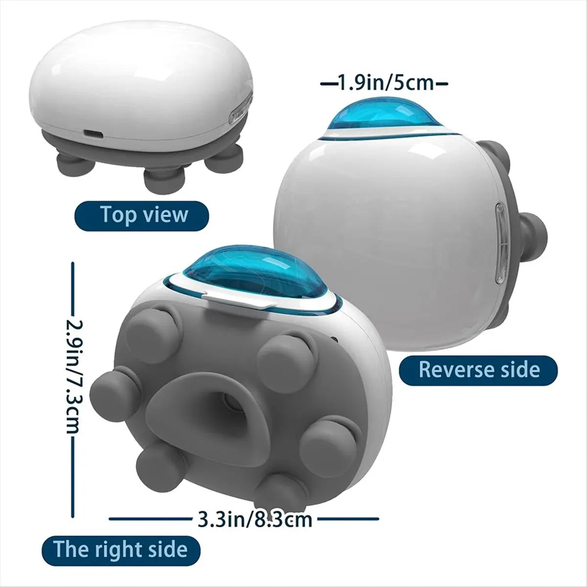 Jitesy Wireless Ionic Eye Massager With Air Pressure Massage
