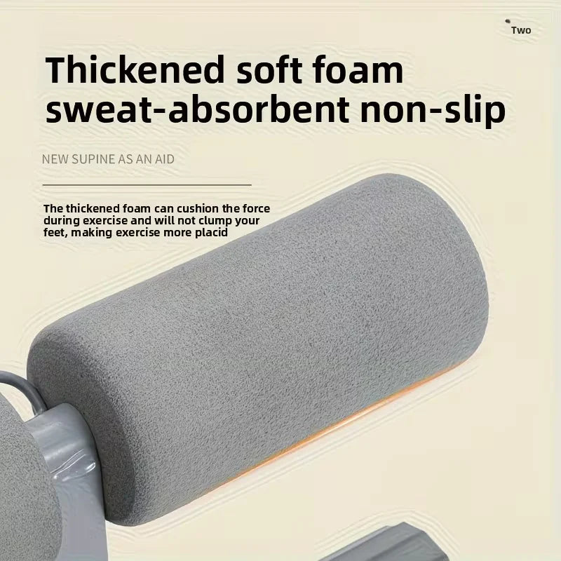Multifunctional Home Sit Up Trainer With Ab Roller And Bands