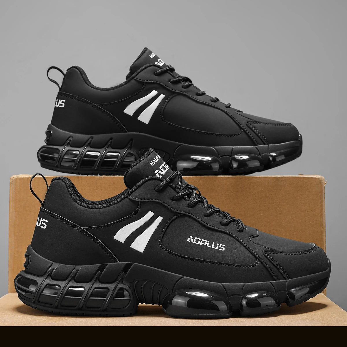 Thick-Sole Anti-Slip Casual Shoes With Height Boost For Men
