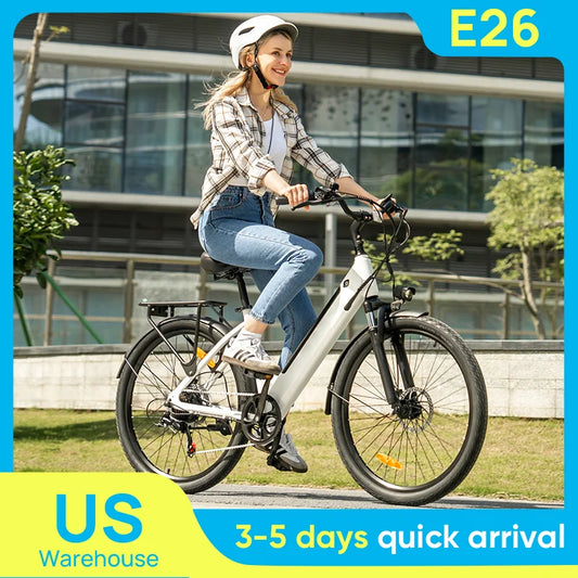 Urlife 750W Electric Bike For Adults Seven Speed Commuter