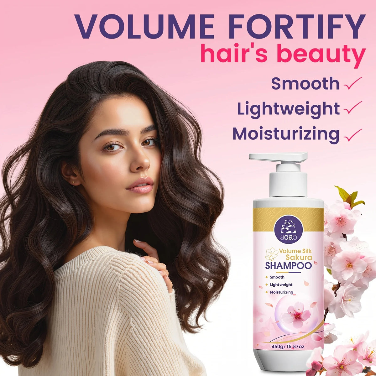 Aoao Sakura Amino Acid Shampoo Volumizing Hair Care