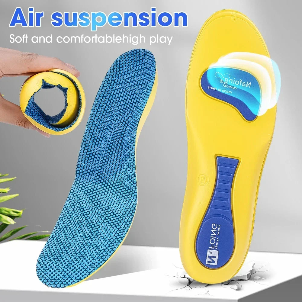 Breathable Memory Foam Sport Insoles With Arch Support And Deodorization
