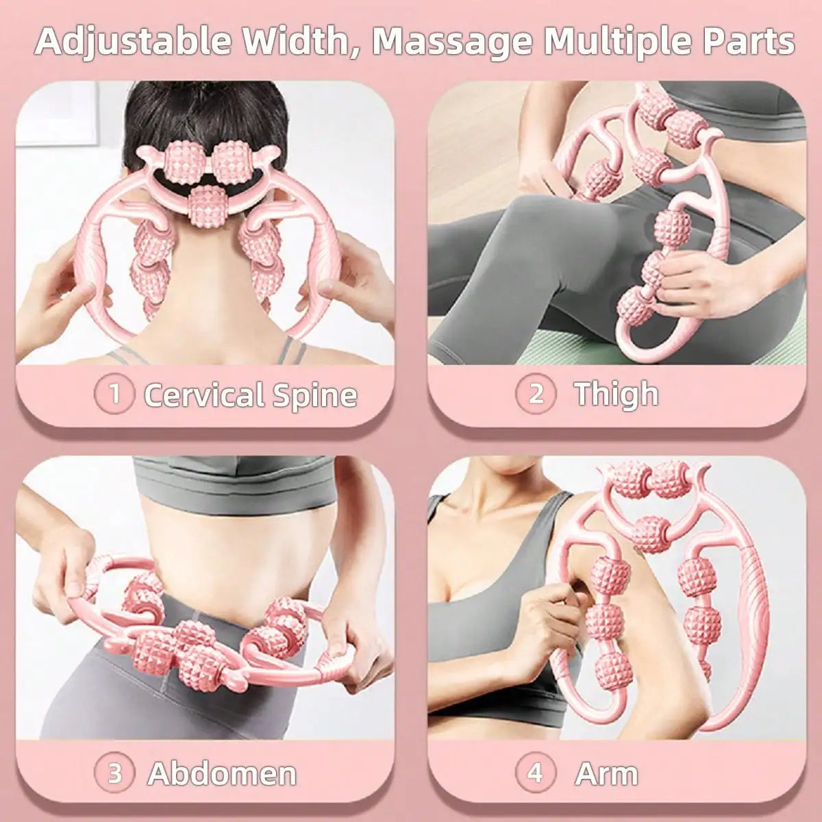 U-Shaped Anti-Cellulite Massage Roller For Body And Leg