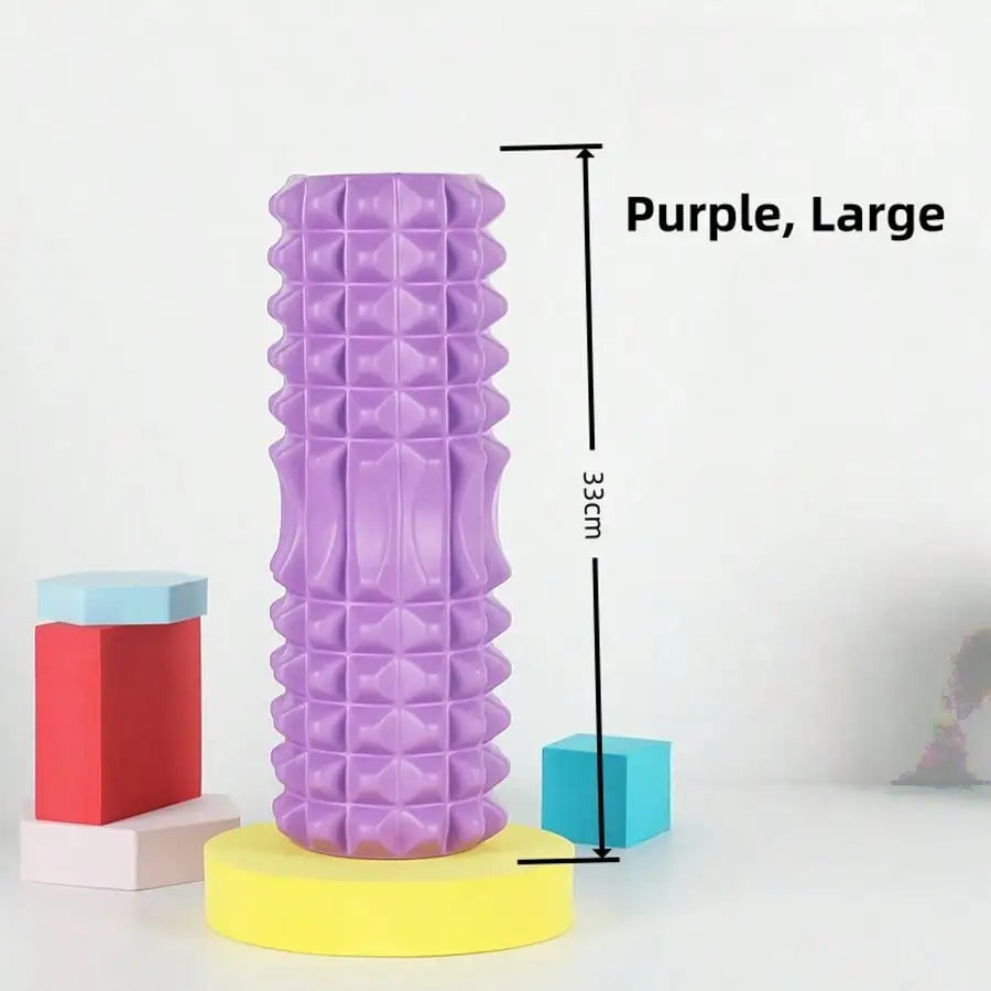 Textured Foam Yoga Massage Roller For Muscle Relaxation and Flexibility
