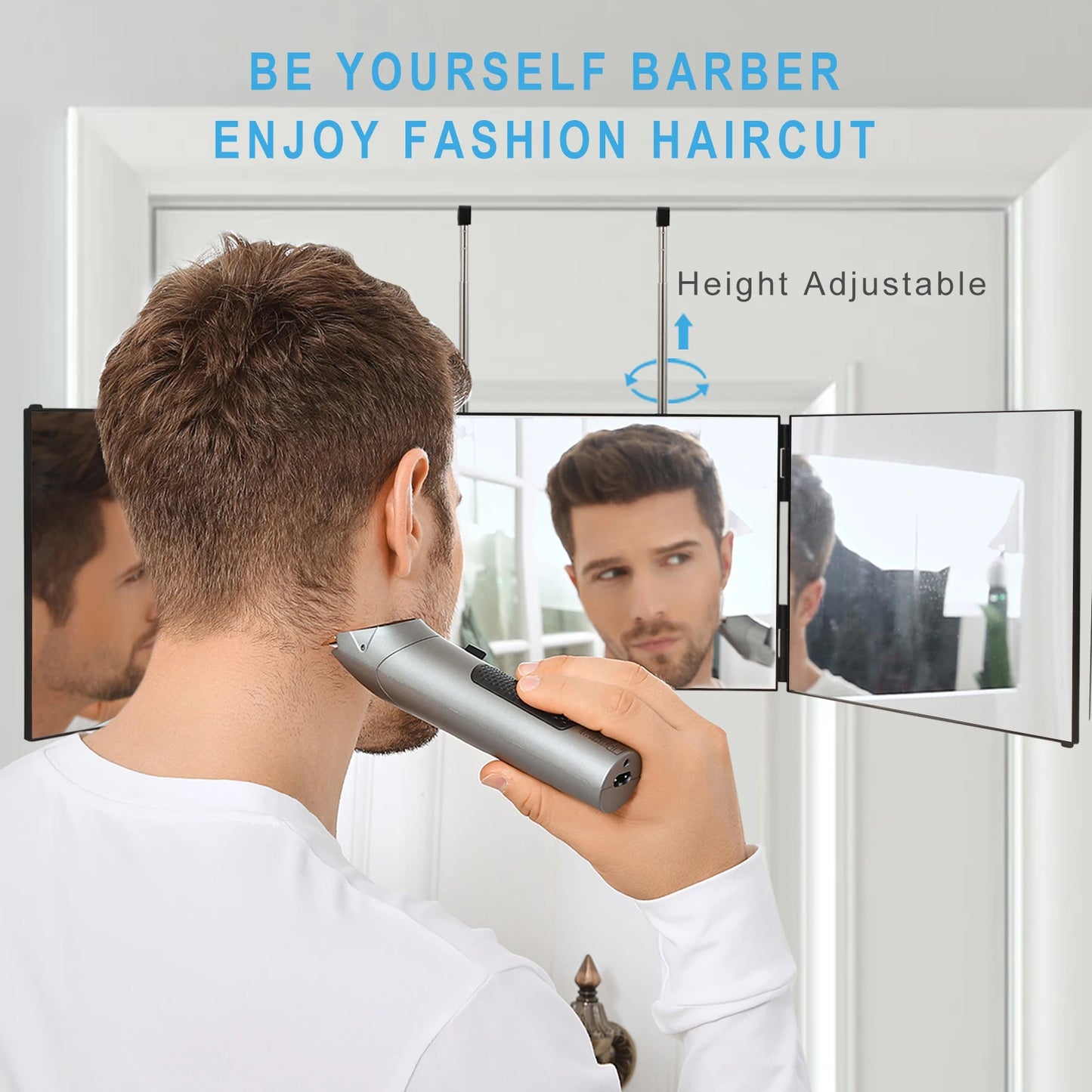 360 Degree Hair Cutting Mirror For Self Cut And Back View