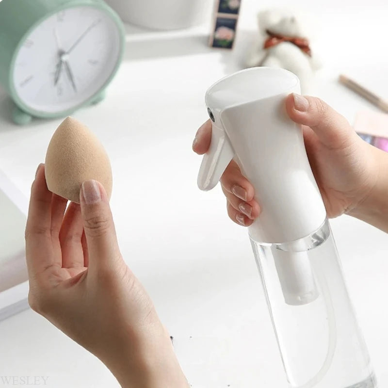 Refillable Continuous Mist Spray Bottle For Hair And Makeup