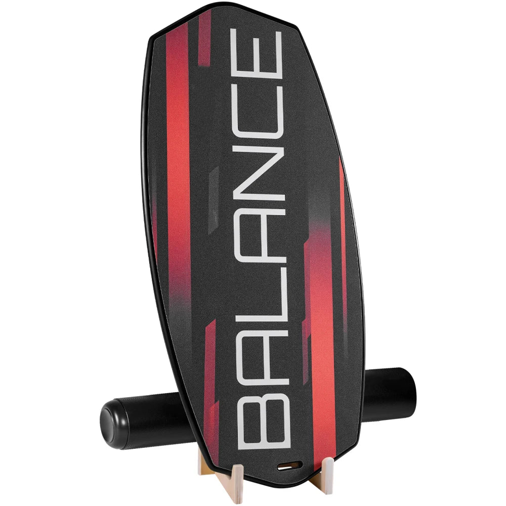 Adjustable Wooden Balance Board Trainer With Roller For Core Workouts