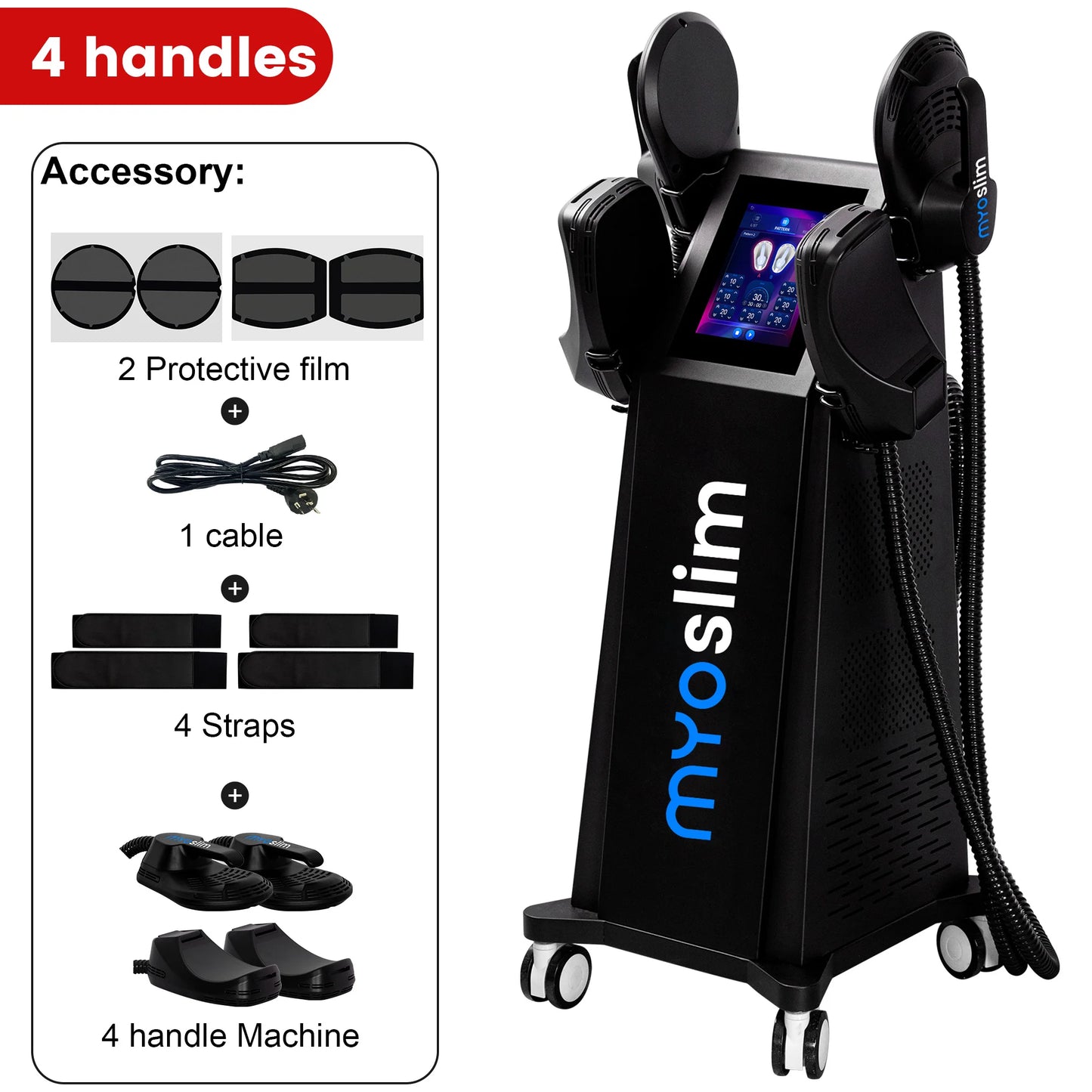 MYOSLIM EMS Radio Frequency Body Sculpting Device For Fat Reduction
