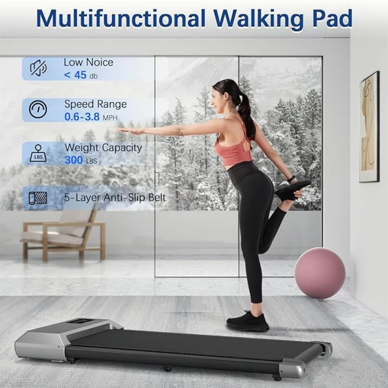 Superun 2in1 Treadmill for Home Fitness, 2.5HP, LCD Data Display