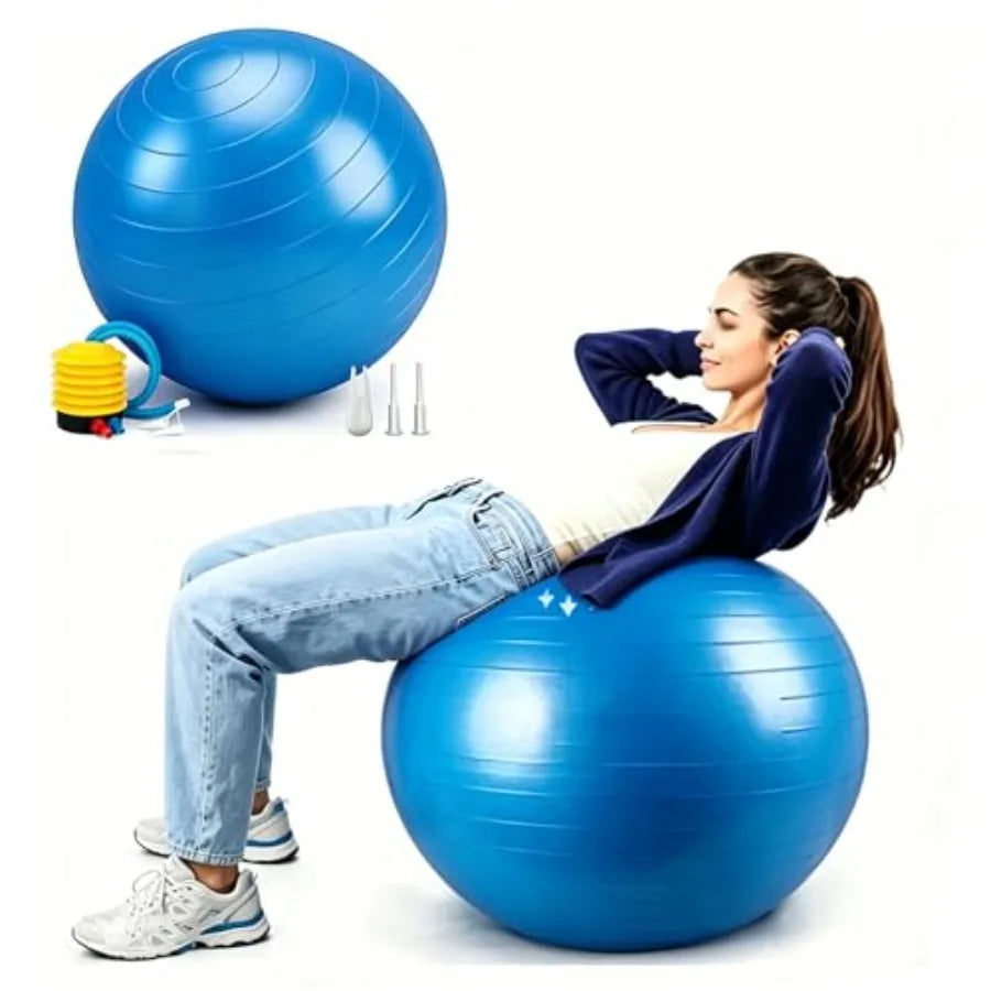 Explosion Proof Yoga Ball With Pump For Fitness And Balance Training
