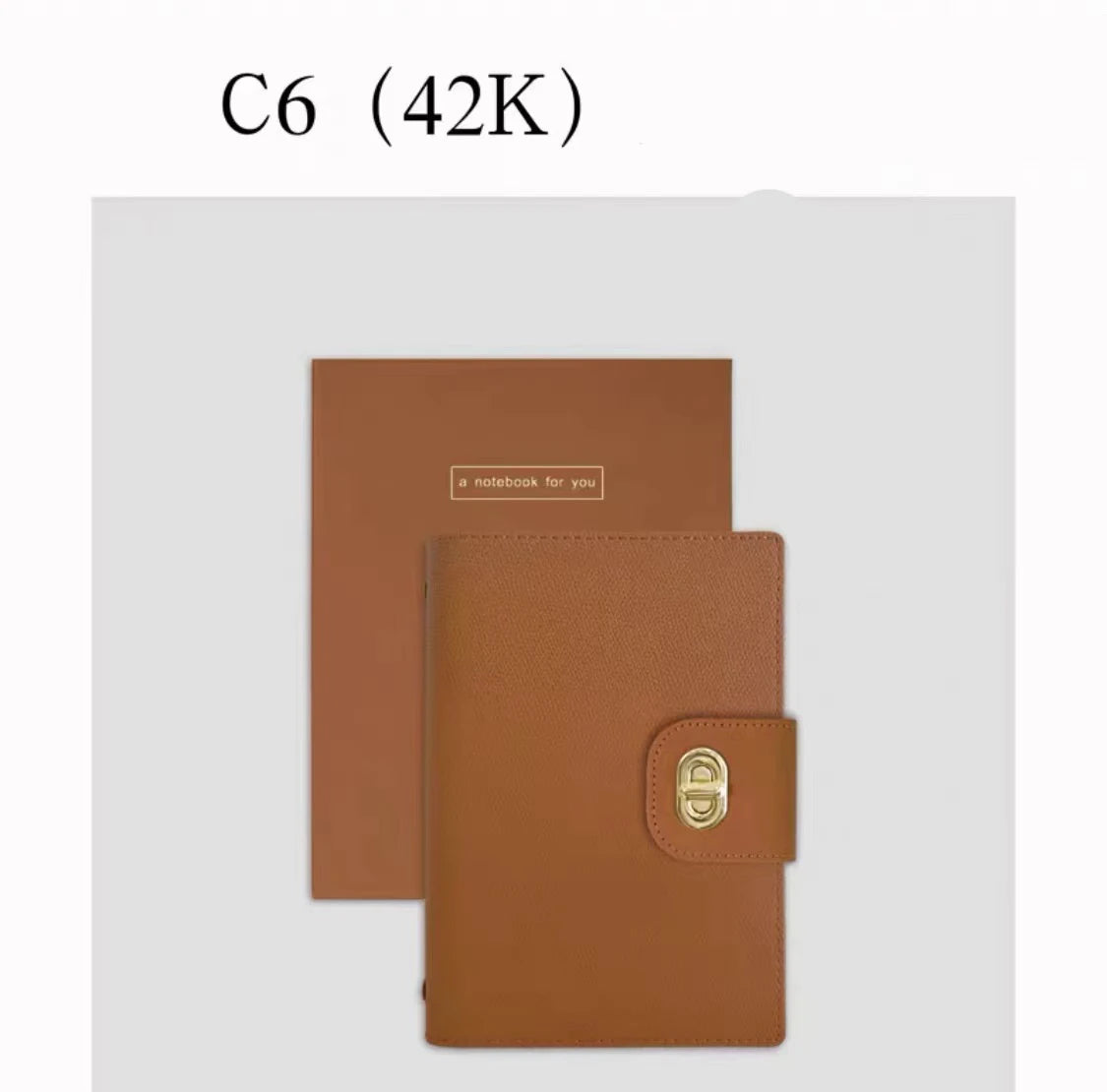 YTYIN Imitation Leather Travel Journal Diary Binder Loose Leaf Planner