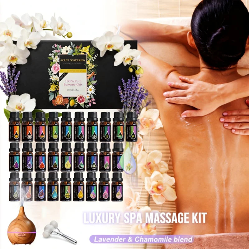 SCENT SORCERESS 20Pc Black Classic Essential Oil Set