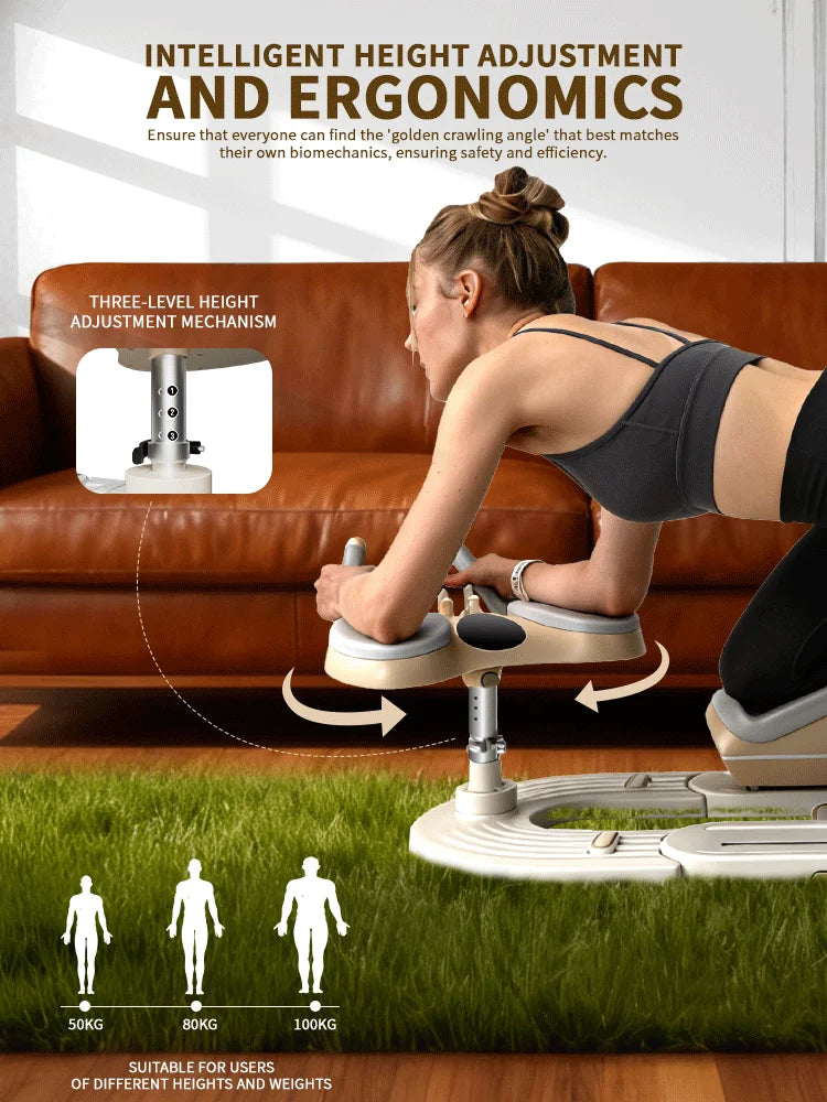 Back Stretch Trainer Spinal Twist Machine For Waist And Abdomen Exercise