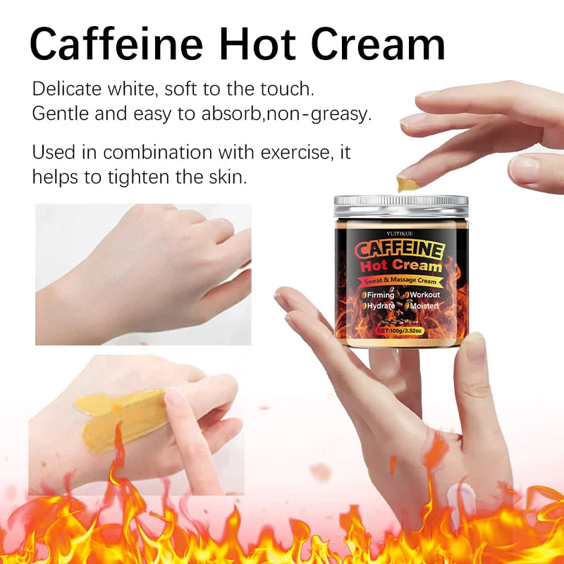 YUITIKUE Caffeine Warming Cream For Firming Hydrating Skin