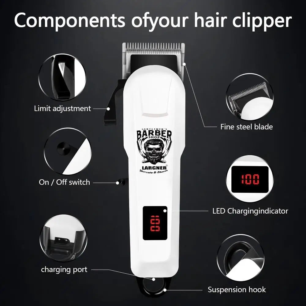 Largner Hair Clipper And Shaver With Ceramic T Blade