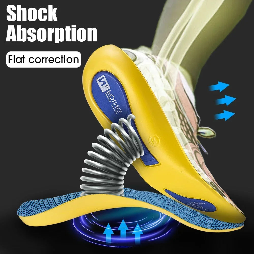 Breathable Memory Foam Sport Insoles With Arch Support And Deodorization