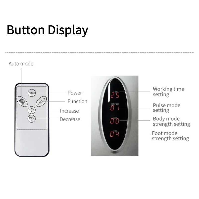 JINKAIRUI Foot Massager Electric Stimulator For Circulation And Fatigue Relief