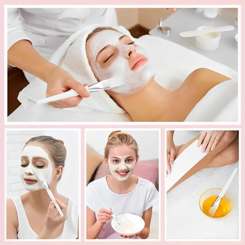 HMQ Beauty 12 Pcs Facial Mask Brushes Soft Bristle Applicators