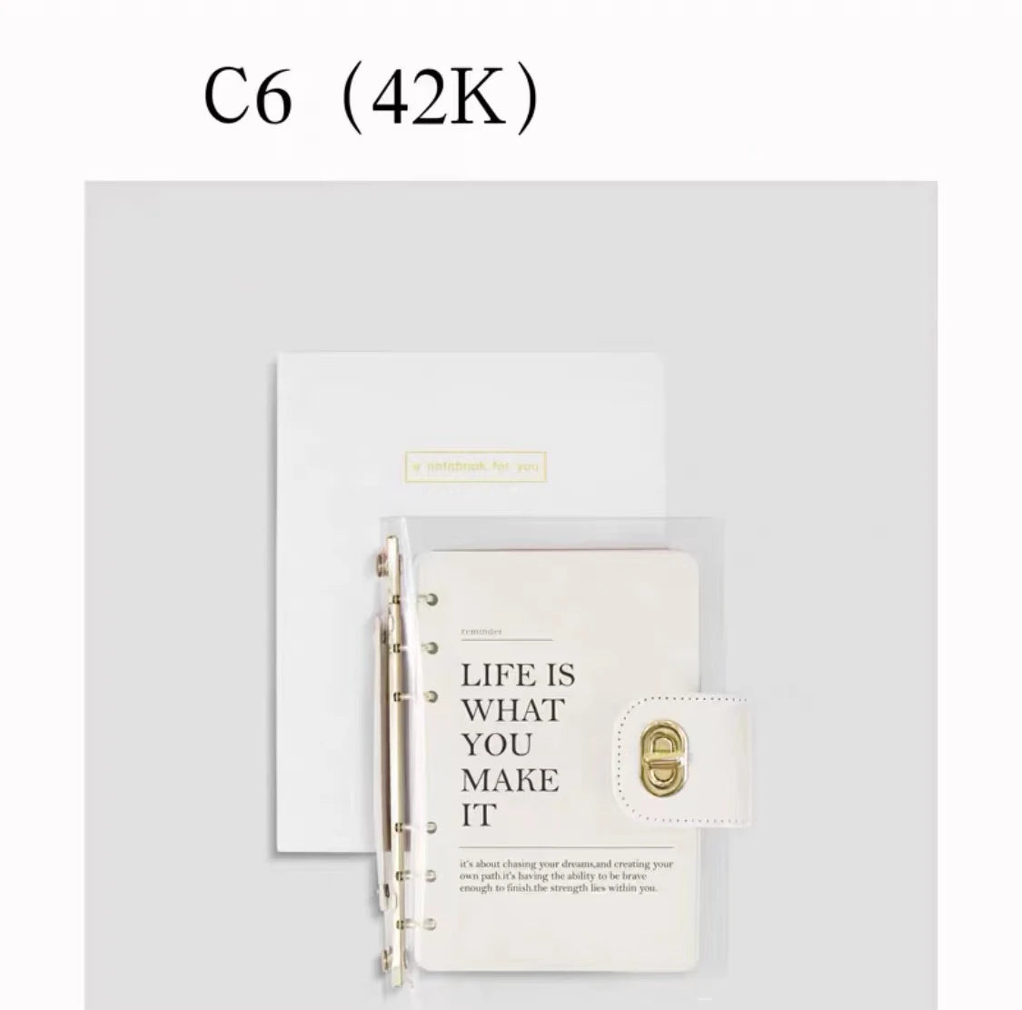 YTYIN Imitation Leather Travel Journal Diary Binder Loose Leaf Planner