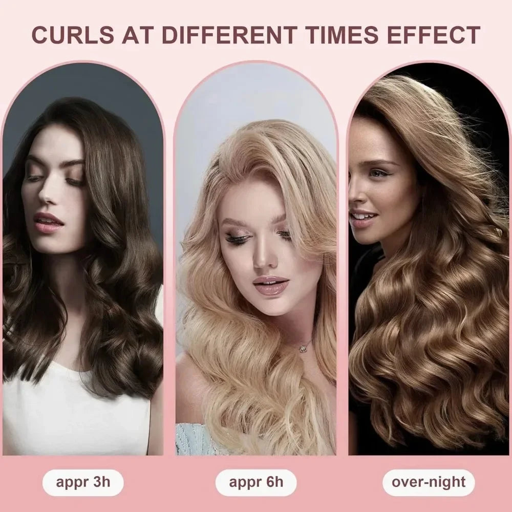 Heatless Curling Rod Headband For Overnight Curls All Hair Types