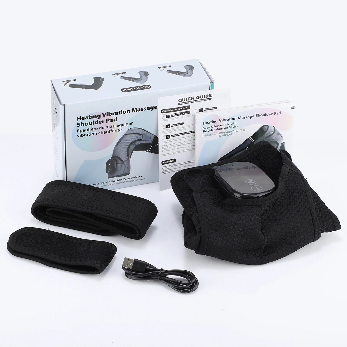 Hailicare Electric Heated Shoulder Massager Wrap With Vibration Relief