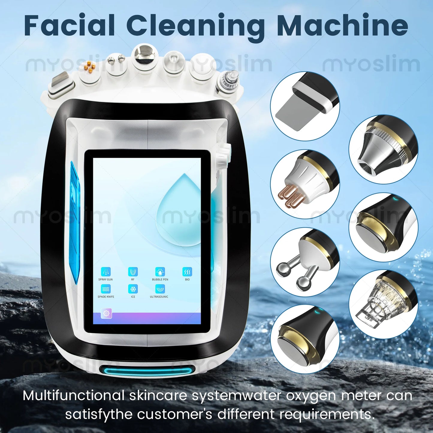 7 In 1 Hydra Dermabrasion Facial Machine For Skincare Professional