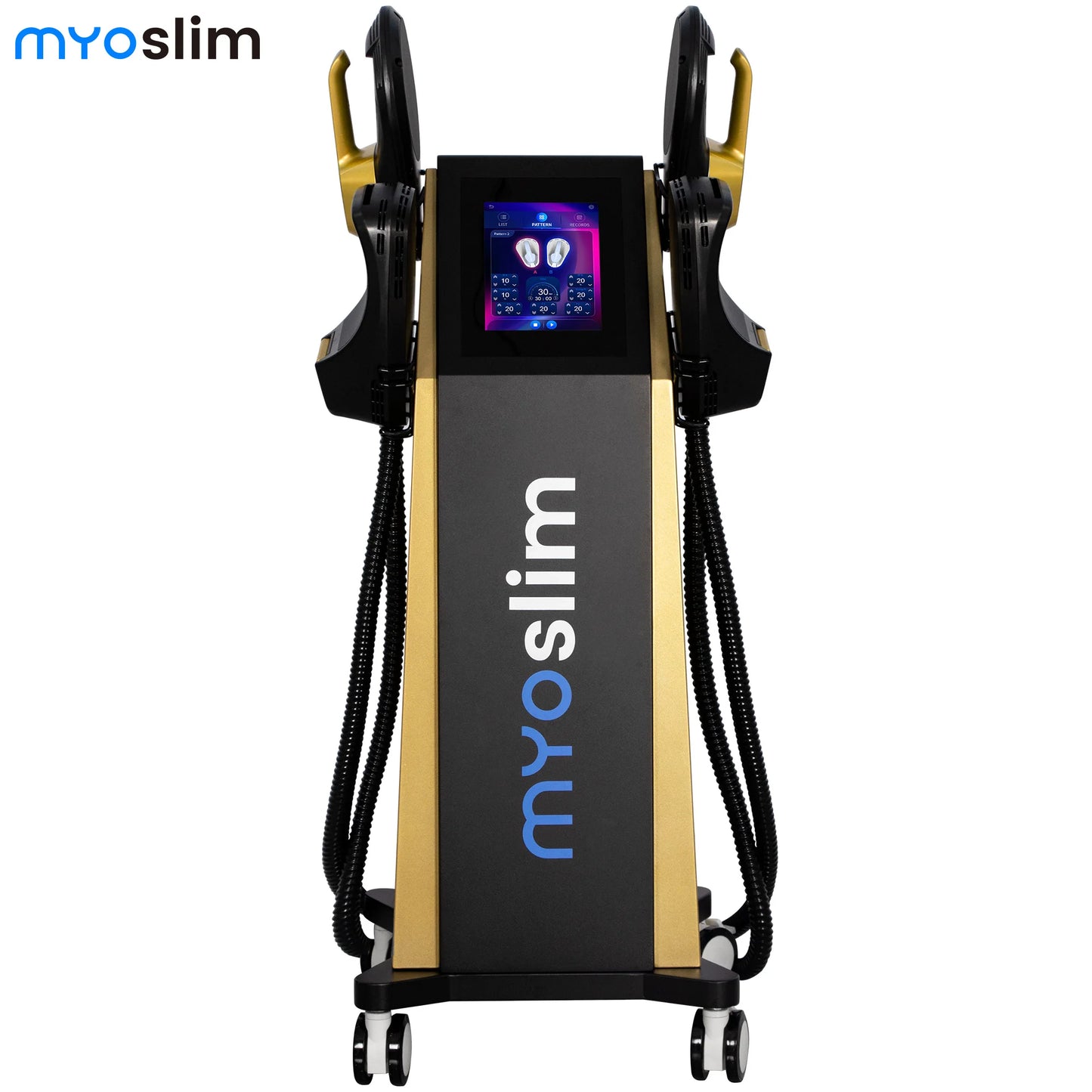 MYOSLIM EMS Body Sculpt Machine With 4 Handles For Muscle Building