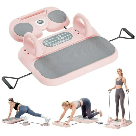 6-In-1 Foldable Pilates Reformer Board For Home Strength Training