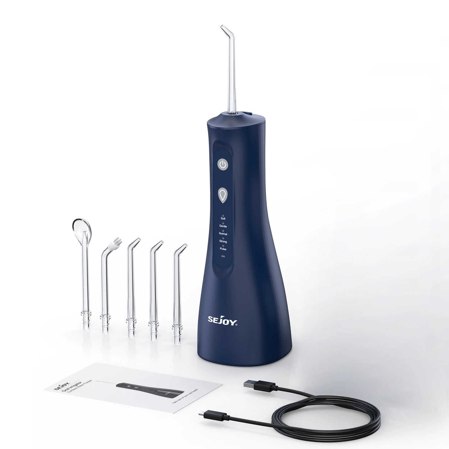 SEJOY Water Flosser Irrigator With 8 Jet Tips 5 Modes