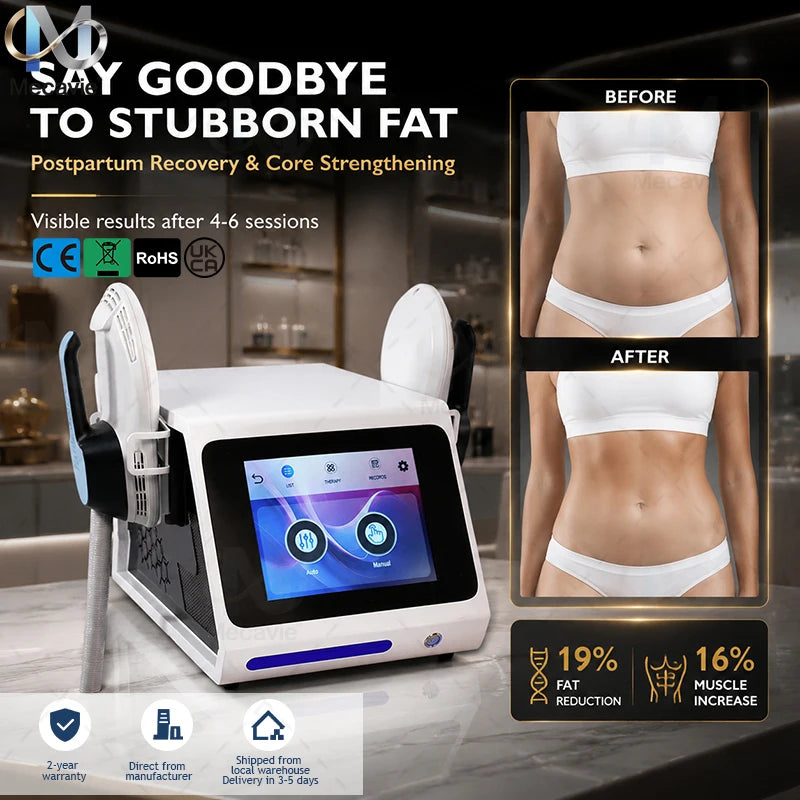 Mecavie EMS RF Sculpting Machine Body Contouring System