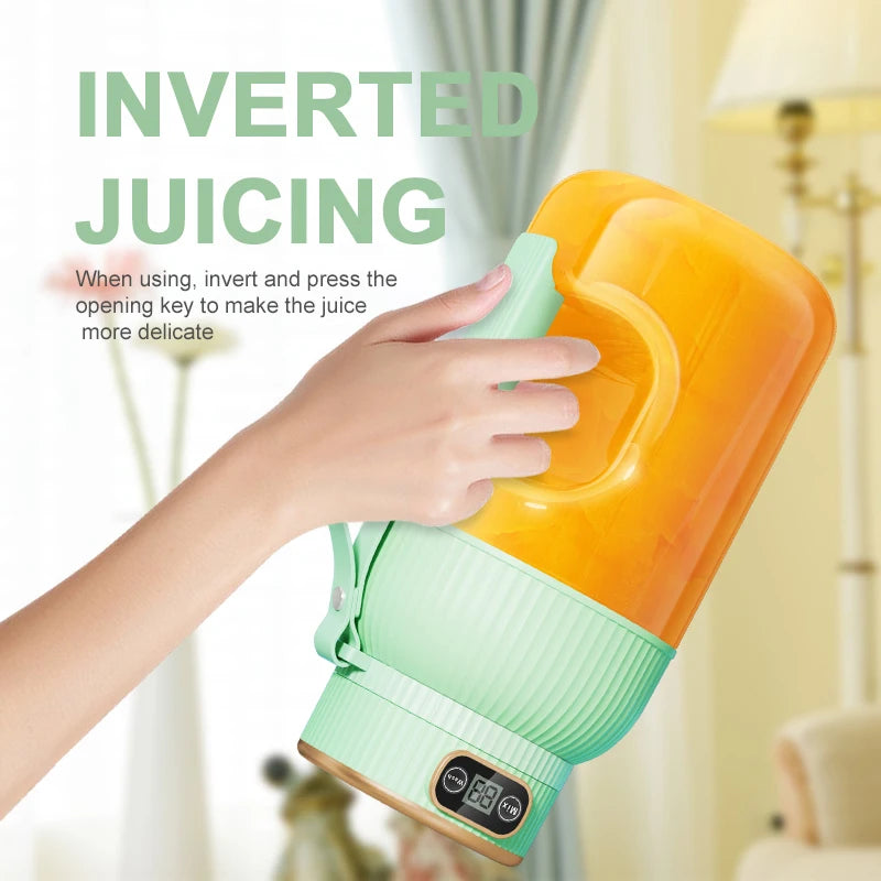 Portable USB Juicer Blender 1000ml For Smoothies Easy Clean