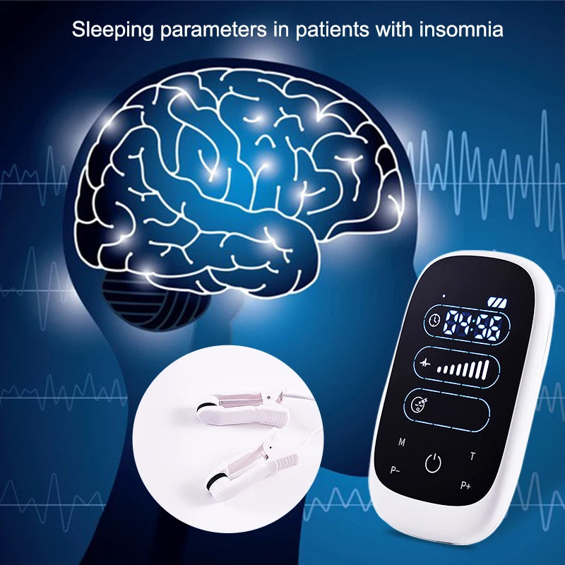 ATANG CES Device Brain Stimulation Therapy Ear Clip for Sleep