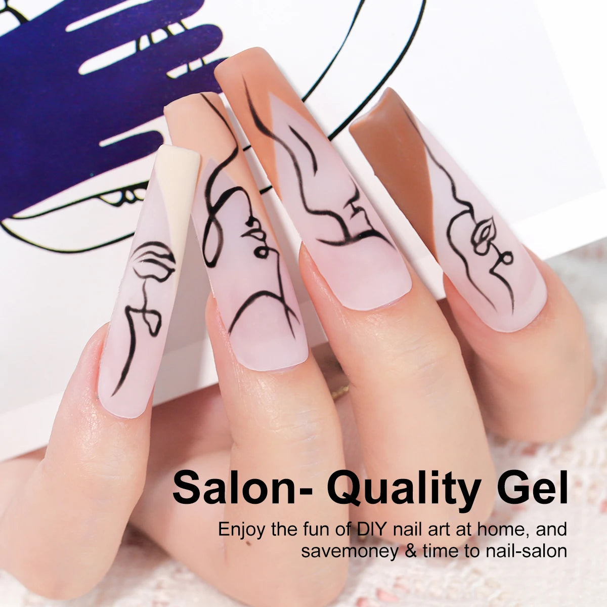 Limegirl Gel Nail Polish Set With UV Lamp Kit Essentials