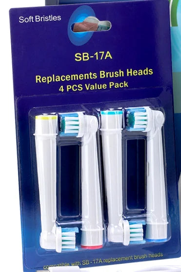 Rechargeable Smart Rotating Electric Toothbrush 4 Heads And 5 Modes